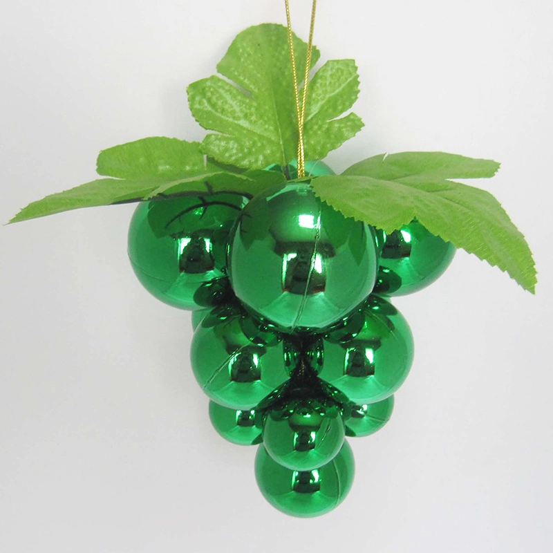 Wholesale Artificial Plastic Grape Shape Decorations Bunch Decorative Christmas Decor